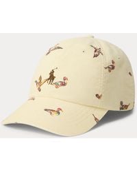 Polo Ralph Lauren - Duck-Print Corduroy Ball Cap - Lyst