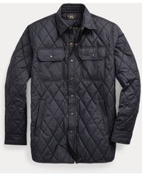 RRL - Quilted Shirt Jacket - Lyst