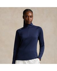 Ralph Lauren - Ralph Lauren Stretch Jersey Quarter-Zip Pullover - Lyst
