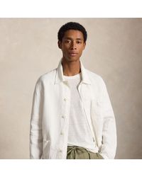 Polo Ralph Lauren - Linen Utility Jacket - Lyst