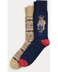Polo Ralph Lauren - Polo Bear Trouser Sock 2-Pack - Lyst