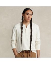 Polo Ralph Lauren - Camisa Henley de algodón aterciopelado - Lyst