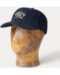 RRL - Ranch Logo Denim Ball Cap - Lyst