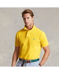 Polo Ralph Lauren - Slim-Fit Poloshirt aus Piqué - Lyst