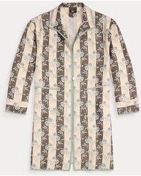 RRL - Floral-Print Linen Duster - Lyst