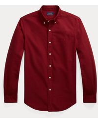Polo Ralph Lauren - Camisa Oxford Slim Fit Teñida En Prenda - Lyst