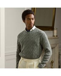 Ralph Lauren - Cable-Knit Cashmere Jumper - Lyst