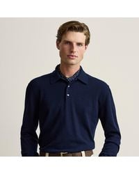 Ralph Lauren - Cashmere Polo-Collar Jumper - Lyst