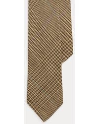 Polo Ralph Lauren - Overcheck Glen Plaid Linen Tie - Lyst