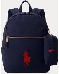 Polo Ralph Lauren - Ralph Lauren Big Pony Canvas Large Backpack - Lyst
