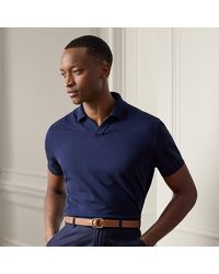 Ralph Lauren - Cotton-Cashmere Piqué Polo Shirt - Lyst