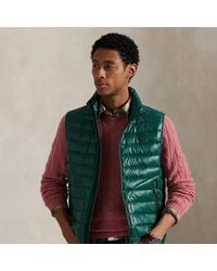 Ralph Lauren - The Stewart Glossed Down Vest - Lyst