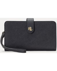 Ralph Lauren - Crosshatch Leather Tech Wristlet - Lyst