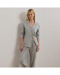Ralph Lauren - Pigiama in maglia di misto cotone - Lyst