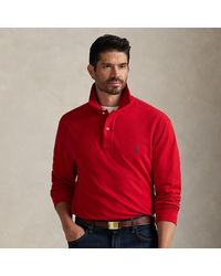 Polo Ralph Lauren - Ralph Lauren Mesh Long-Sleeve Polo Shirt - Lyst