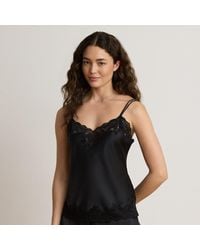 Ralph Lauren - Lace-trim Cami Pyjama Set - Lyst