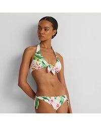 Lauren by Ralph Lauren - Ralph Lauren Floral Side-tie Hipster Bikini Bottom - Lyst