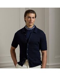 Ralph Lauren - Cárdigan De Algodón Con Textura - Lyst