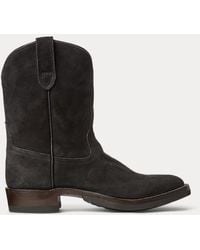 RRL - Roughout Suede Boot - Lyst