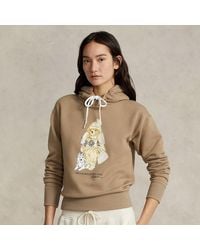 Polo Ralph Lauren - Fleece-Kapuzenpullover mit Polo Bear - Lyst