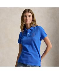Polo Ralph Lauren - Beaded Big Pony Polo Shirt - Lyst