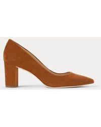 Ralph Lauren - Zapatos Lanette De Ante Con Tacón - Lyst