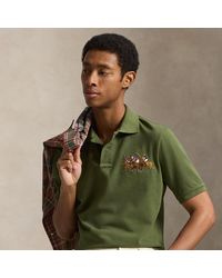 Polo Ralph Lauren - Classic Fit Triple-Pony Mesh Polo Shirt - Lyst