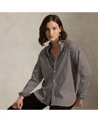 Ralph Lauren - Relaxed-Fit Baumwollhemd Mit Streifen - Lyst