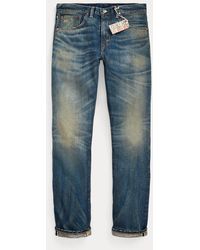 RRL - Yosemite Slim Fit Hoge Selvedge Jeans - Lyst