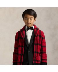 Polo Ralph Lauren - Ralph Lauren Boy's Plaid Wool Shawl-Collar Cardigan - Lyst