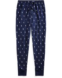 all over pony cotton jogger