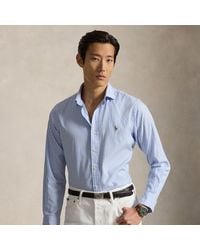 Polo Ralph Lauren - Custom Fit Striped Stretch Oxford Shirt - Lyst
