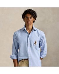 Ralph Lauren - Classic Fit Dog-Embroidered Oxford Shirt - Lyst