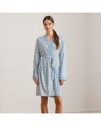 Ralph Lauren - Paisley Cotton-Blend Jersey Robe - Lyst