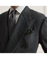 Ralph Lauren - Pine-Print Silk Pocket Square - Lyst