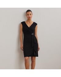 Ralph Lauren - Abito in jersey con maniche ad aletta - Lyst