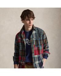 Polo Ralph Lauren - Classic Fit Patchwork Plaid Oxford Shirt - Lyst