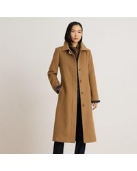 Ralph Lauren - Buckle-Trim Belted Wool-Blend Coat - Lyst