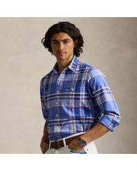 Polo Ralph Lauren - Classic Fit Plaid Oxford Workshirt - Lyst