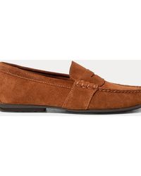 Polo Ralph Lauren Mocassin Reynold daim - Marron