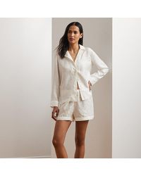 Ralph Lauren - Pyjama Aus Seide, Satin Und Jacquard - Lyst