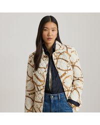 Ralph Lauren - Belting-Print Quilted Barn Jacket - Lyst