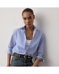 Ralph Lauren - Adrien Striped Cotton Shirt - Lyst