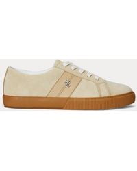 Ralph Lauren - Ralph Lauren Janson Ii Suede & Nappa Leather Sneaker - Lyst