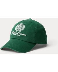 Polo Ralph Lauren - Crest-Embroidered Twill Ball Cap - Lyst