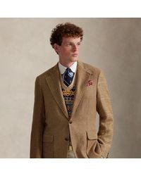 Polo Ralph Lauren - The Rl67 Patchwork Linen-Blend Jacket - Lyst