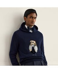 Ralph Lauren - Polo Bear Cashmere Hooded Jumper - Lyst