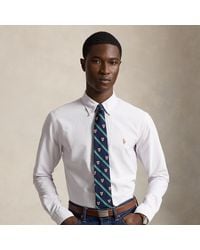 Polo Ralph Lauren - Custom Fit Striped Oxford Shirt - Lyst