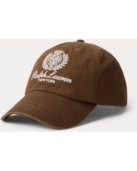 Polo Ralph Lauren - Crest-Embroidered Twill Ball Cap - Lyst