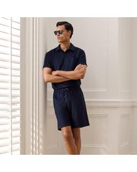 Ralph Lauren - Cotton-Silk Terry Shorts - Lyst
